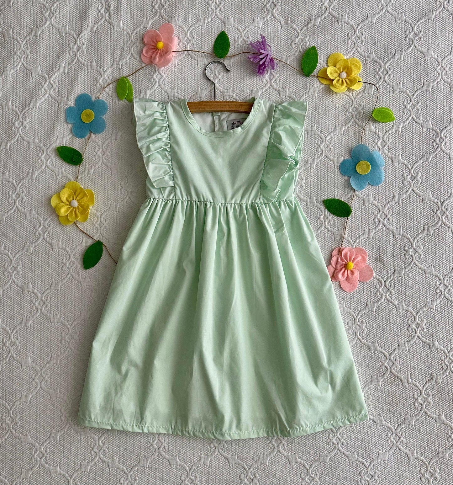 MEGAN- Girls Sleeveless Dress - Lele & Co