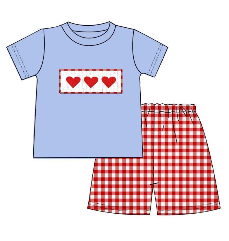ROMEO - Valentine's Boy Short Set - Lele & Co