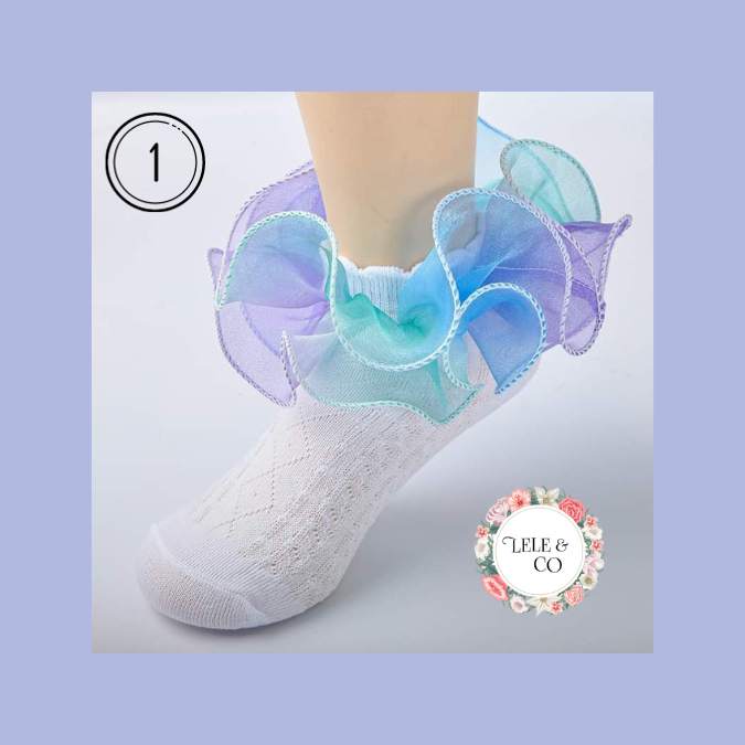 Girls Tulle Socks - Lele & Co