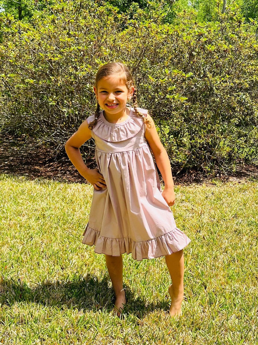 ALICIA- Sleeveless Ruffle Dress - Lele & Co