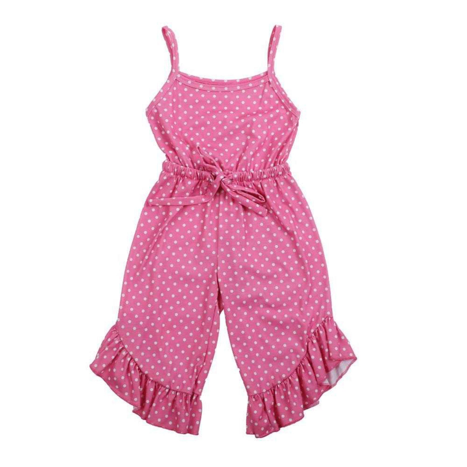 EMARI - Girls Ruffle Romper Jumpsuit - Lele & Co