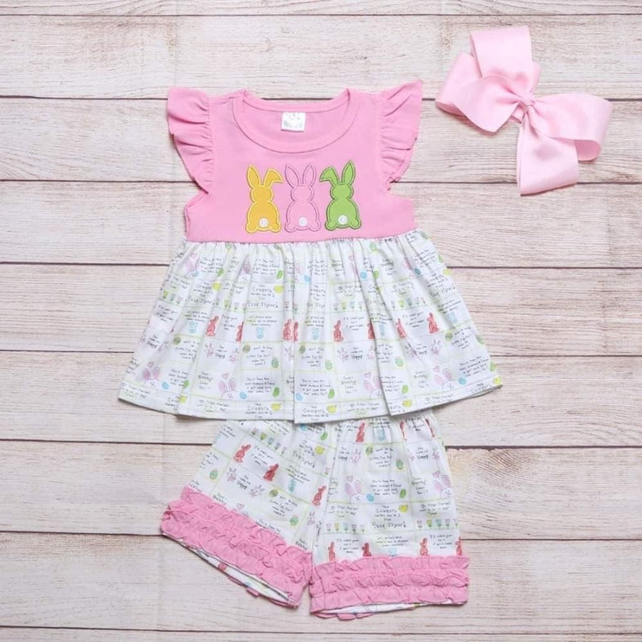 Buy Pink Cute 2 Piece Sets For Girls