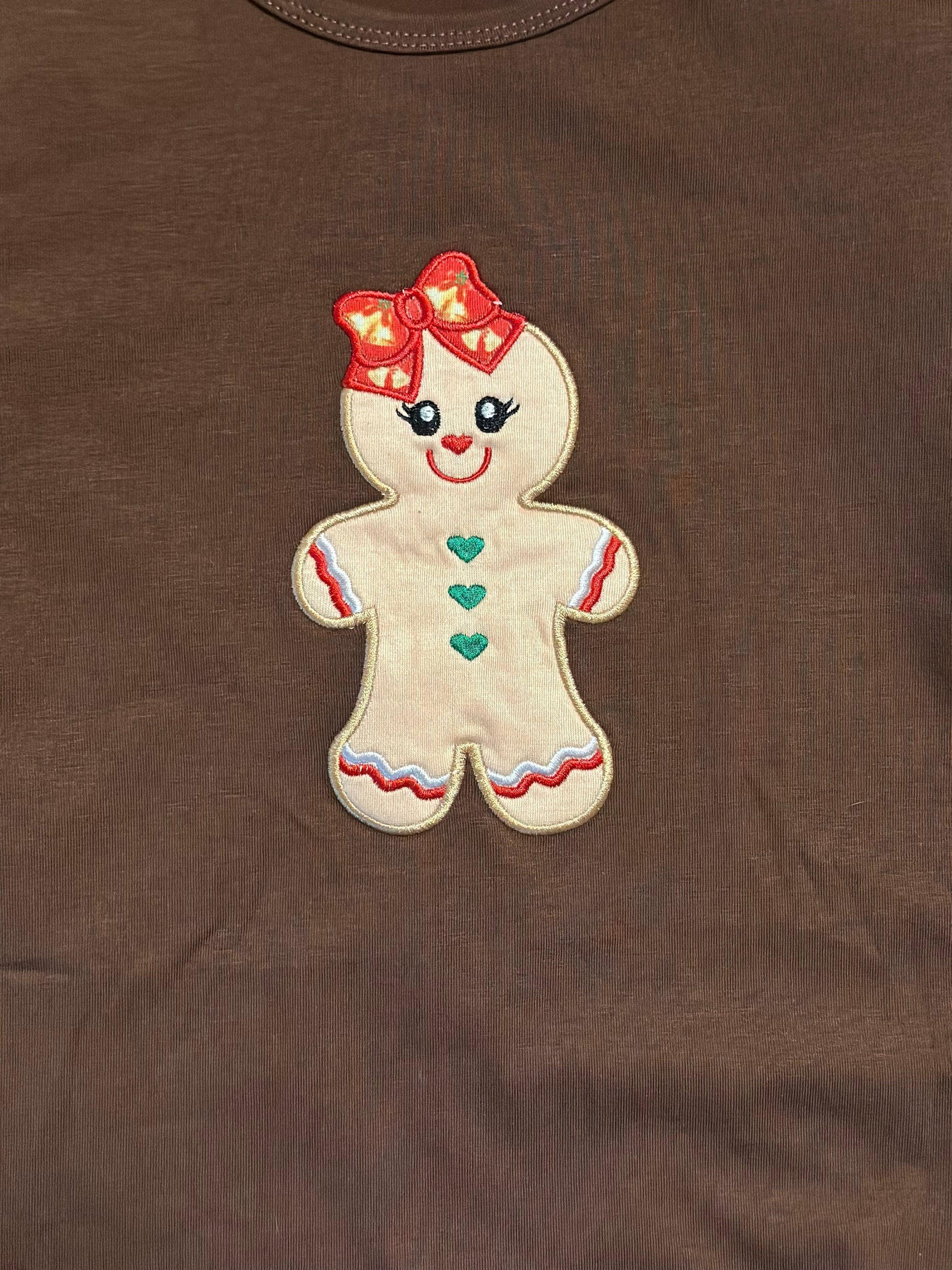 Girls Holiday Gingerbread Outfit - Lele & Co