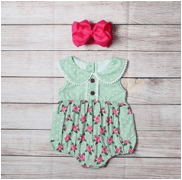 JADEN- Girls Romper Outfit - Lele & Co