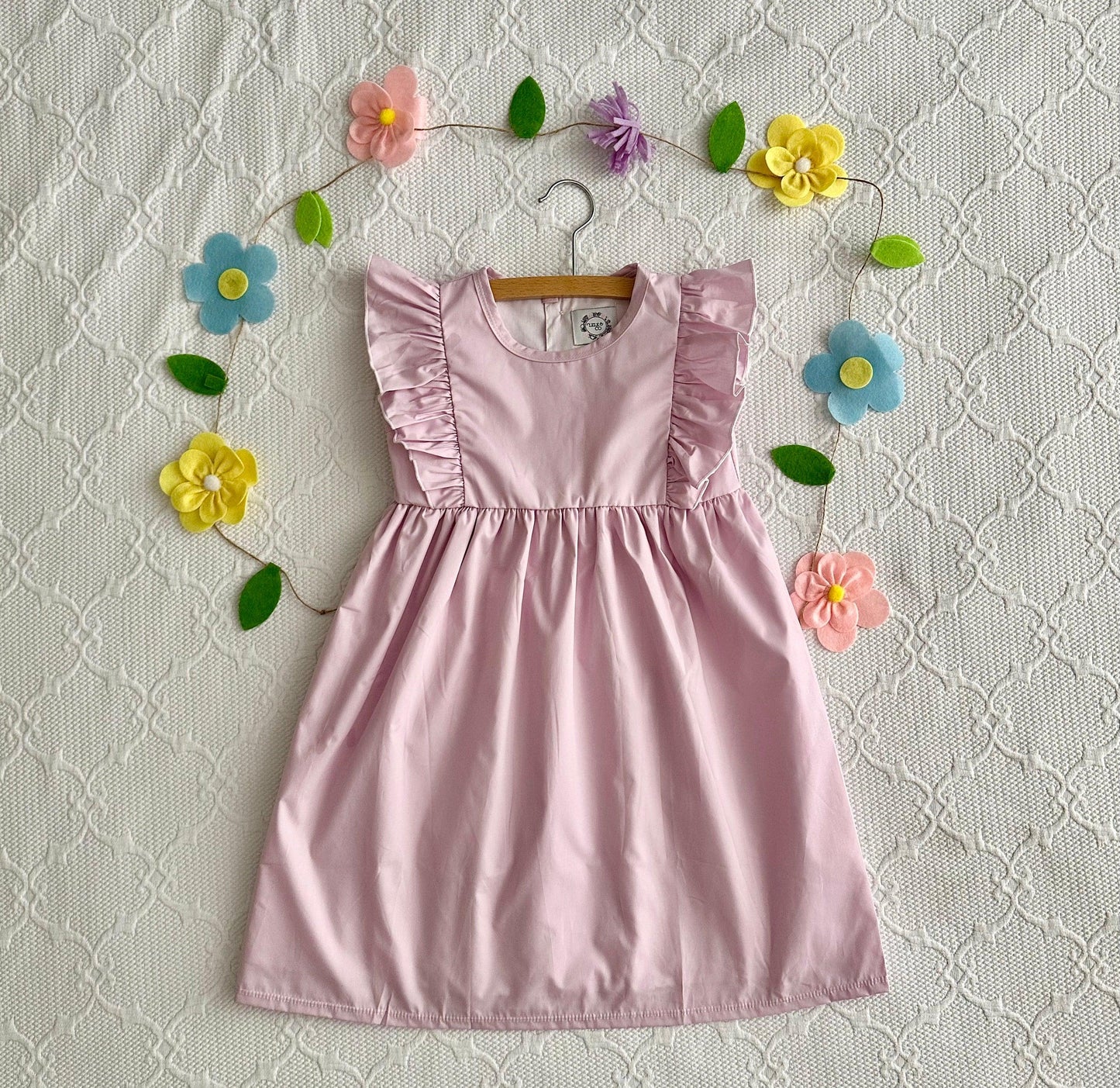 MEGAN- Girls Sleeveless Dress - Lele & Co