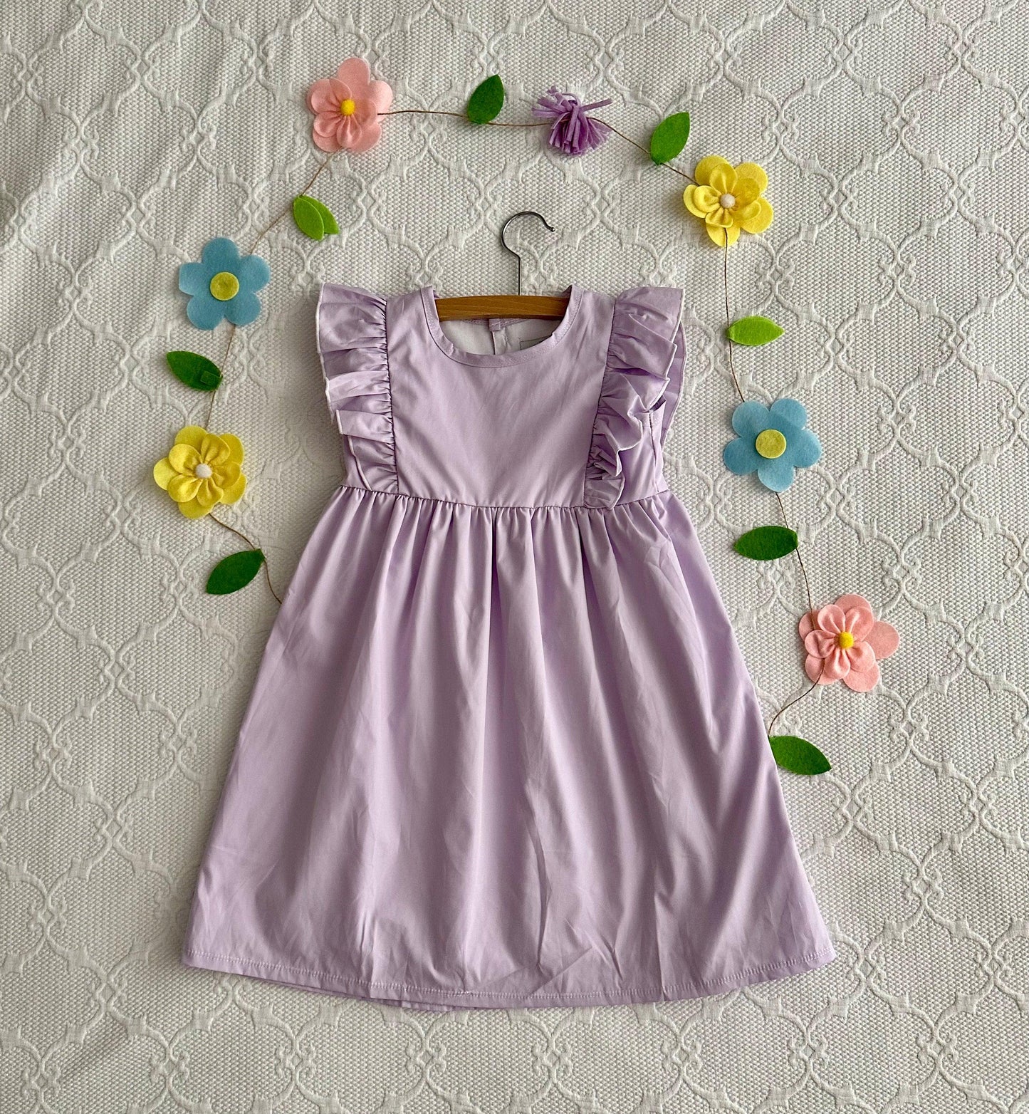 MEGAN- Girls Sleeveless Dress - Lele & Co